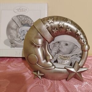 Fetco Metallic Starry Night Photo Frame 3x3